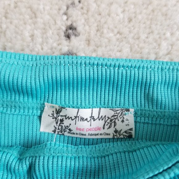 Free People On Your Side Ribbed Tank Bodysuit s - Picture 6 of 7